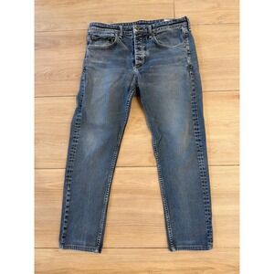 Rag & Bone Fit 1 Extra Slim Jeans Scout Wash Blue Mens 34 MED19F1224K2SC